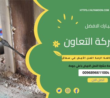شركة مكافحة الرمة النمل الأبيض في سمائل 