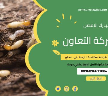 أحسن شركة مكافحة الرمة في عمان