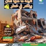 مكافحة الرمة داخل الجدران 